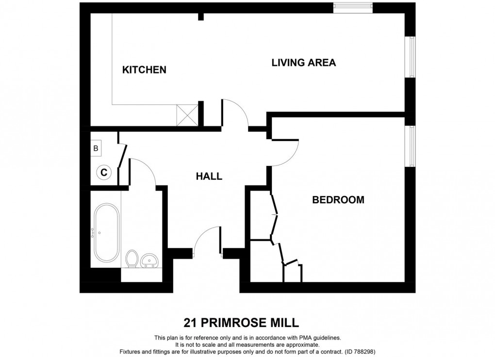 Floorplan for Tannery Lane, Embsay