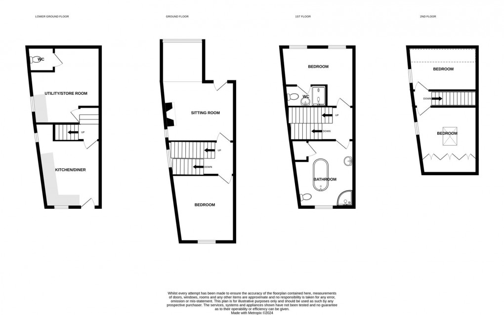 Floorplan for Victoria Terrace, Bradley