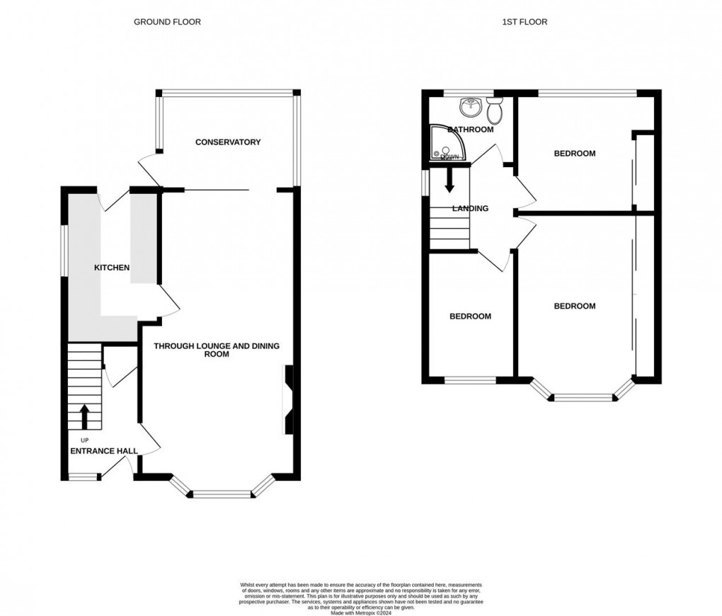 Floorplan for Clough Avenue, Steeton