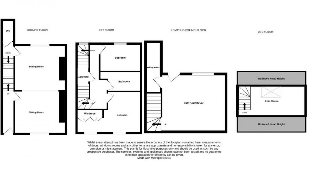 Floorplan for Upper Sackville Street, Skipton