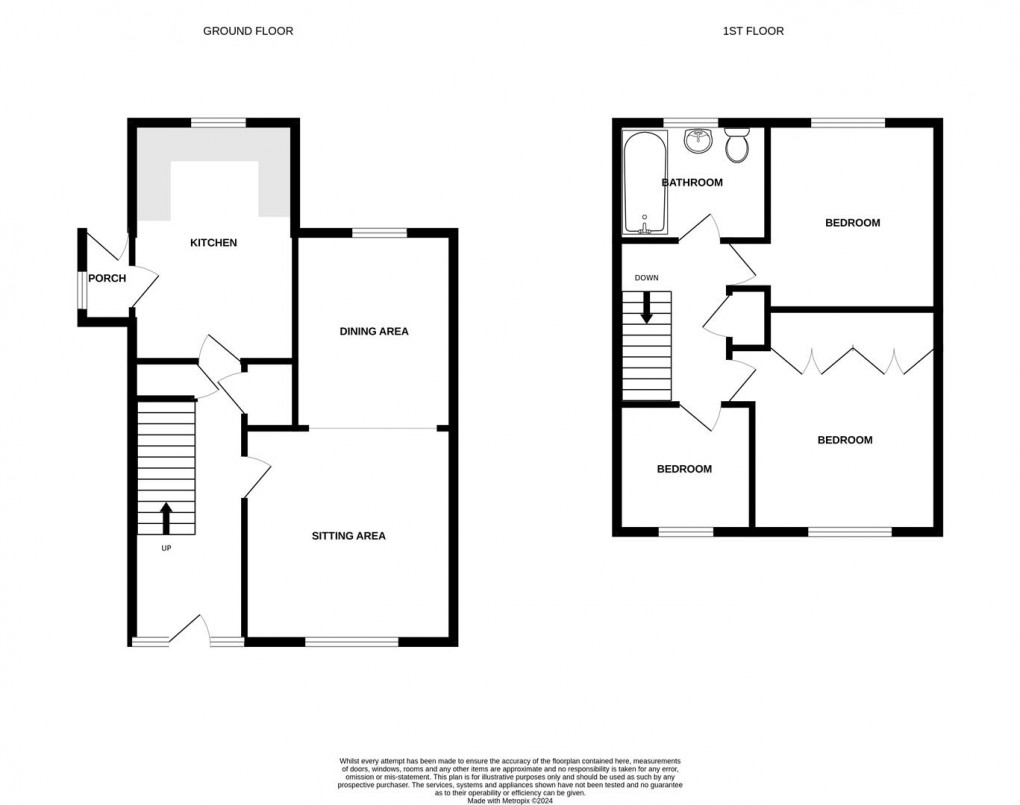 Floorplan for Rombalds Crescent, Silsden