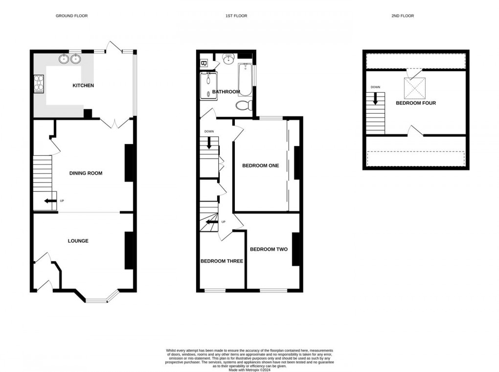 Floorplan for School Lane, Earby