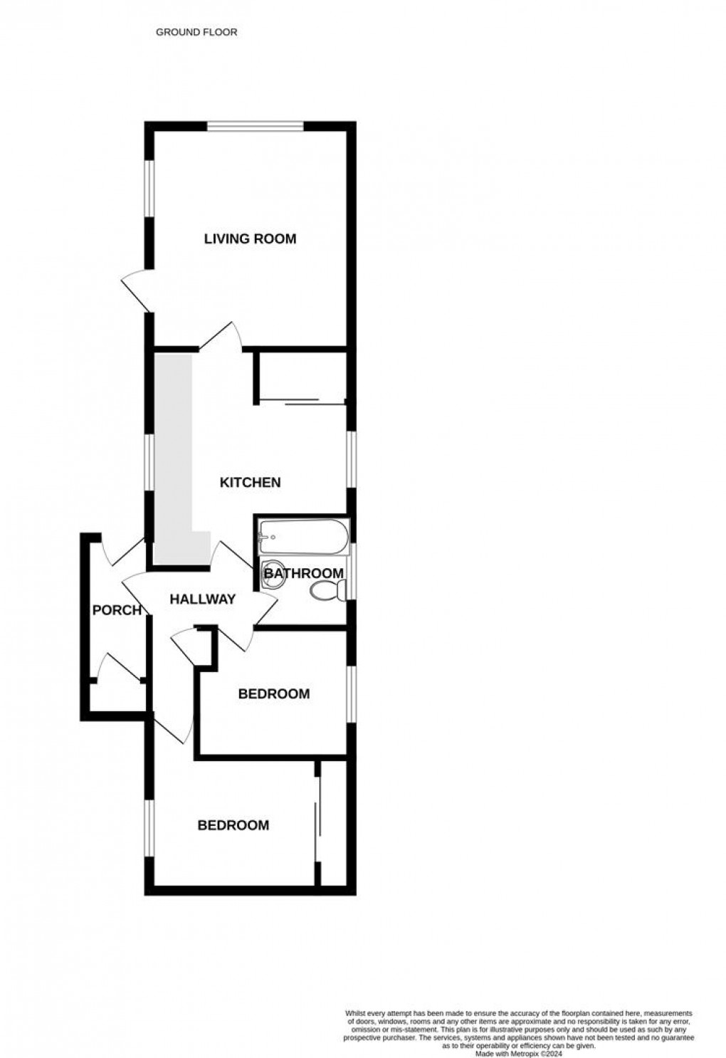 Floorplan for Hillside, Overdale Park, Skipton