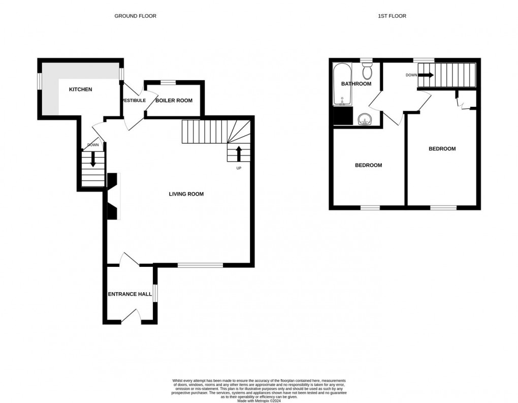 Floorplan for High Fold, Lothersdale