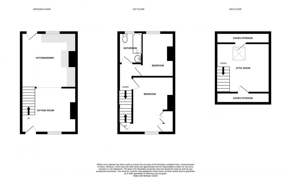 Floorplan for Rose Terrace, Bradley