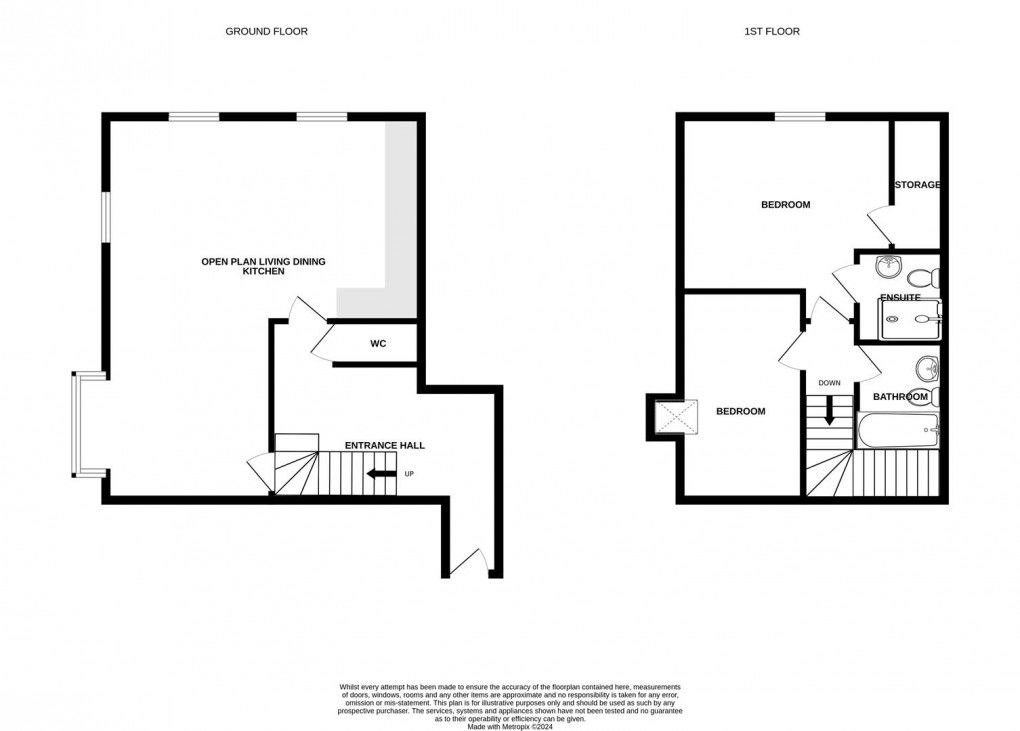 Floorplan for Primrose Mill, Embsay