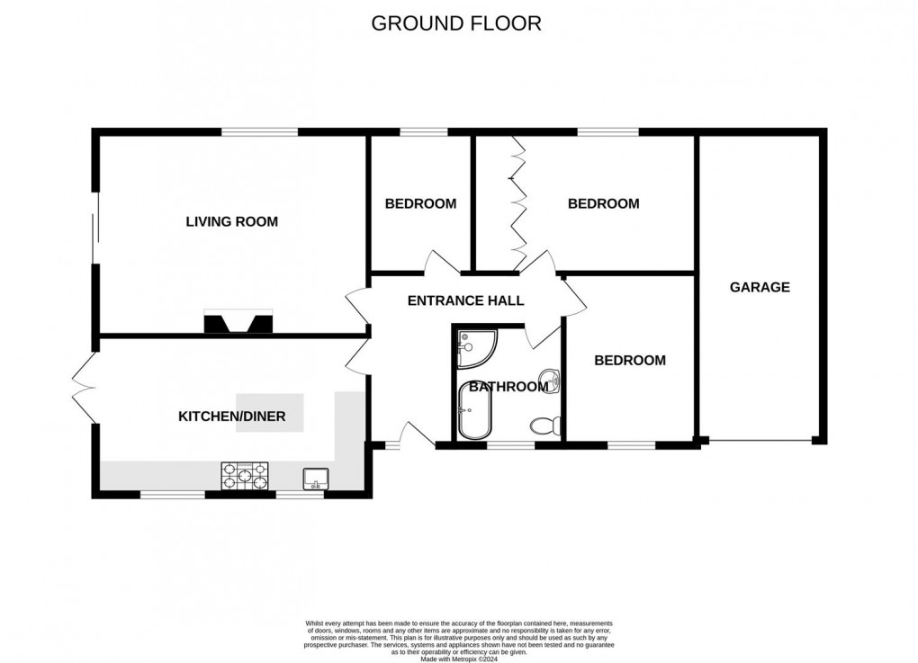 Floorplan for Park Road, Cross Hills