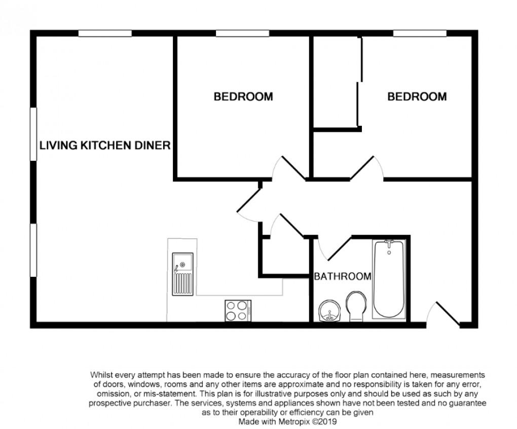 Floorplan for Glista Mill, Skipton