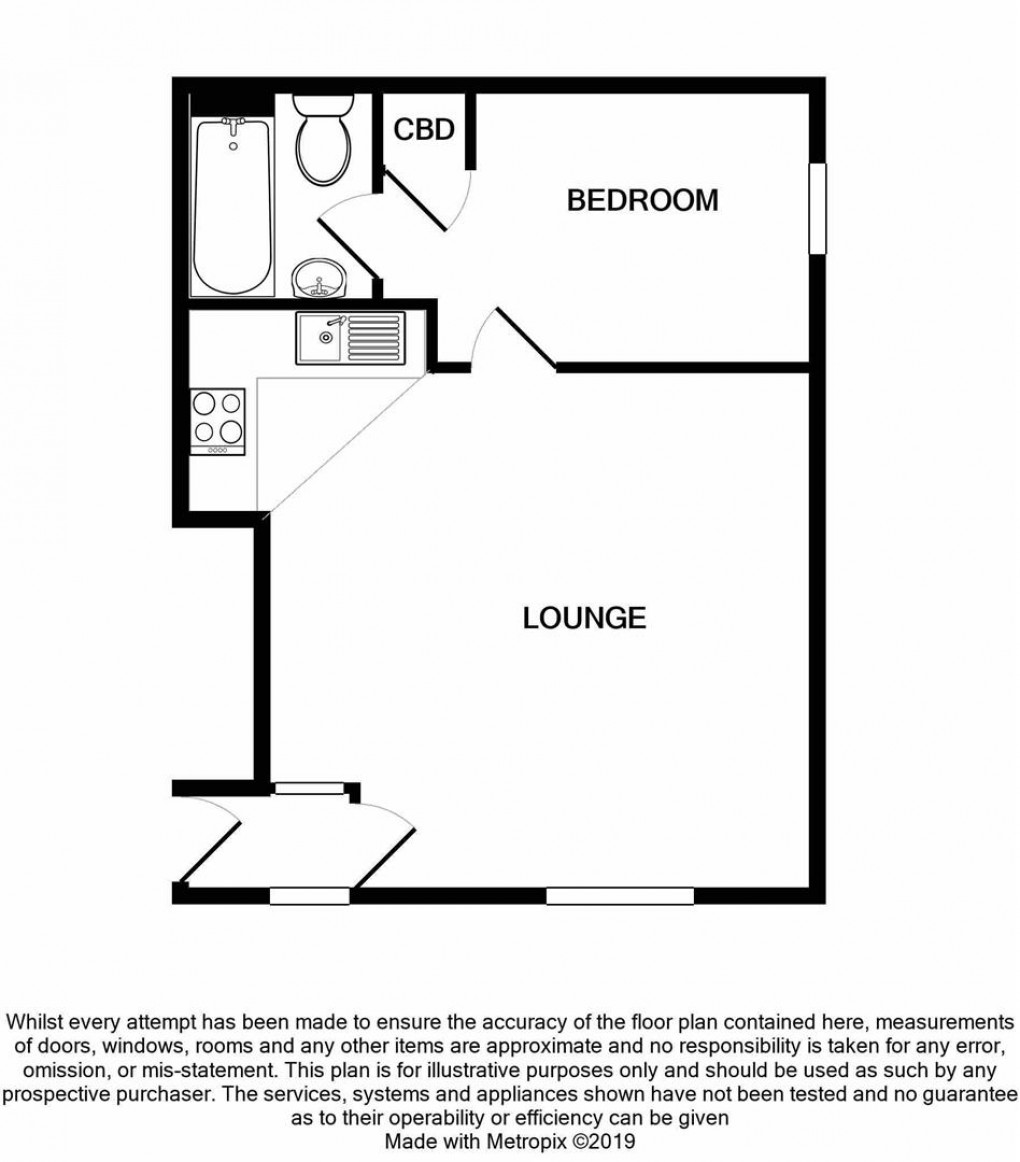 Floorplan for Victoria Court, Skipton, BD23 1JE