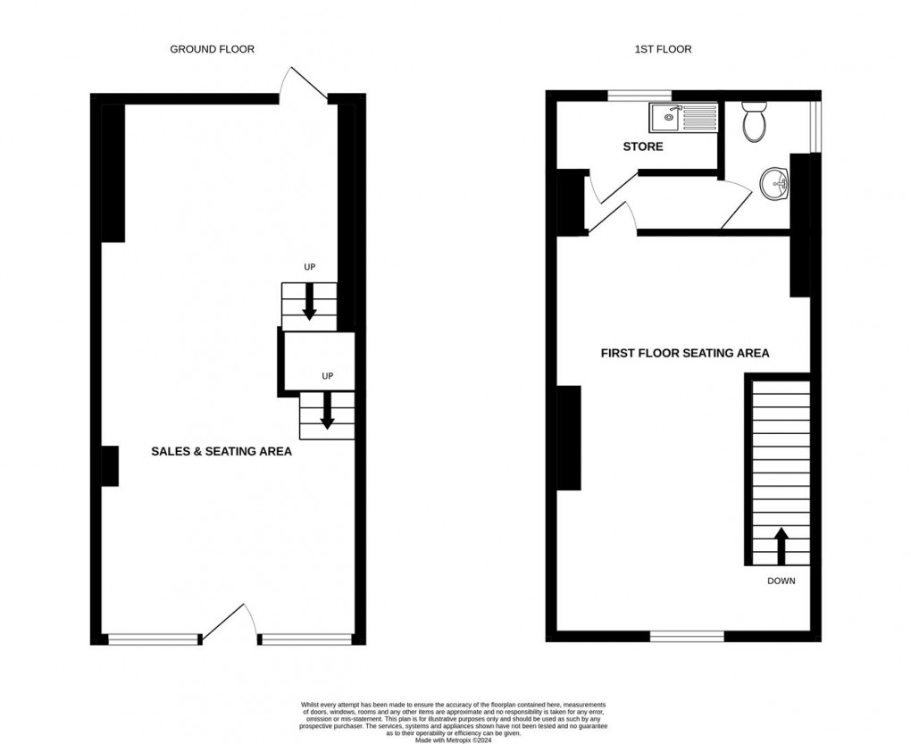 Floorplan for Central Buildings, Keighley Road, Skipton