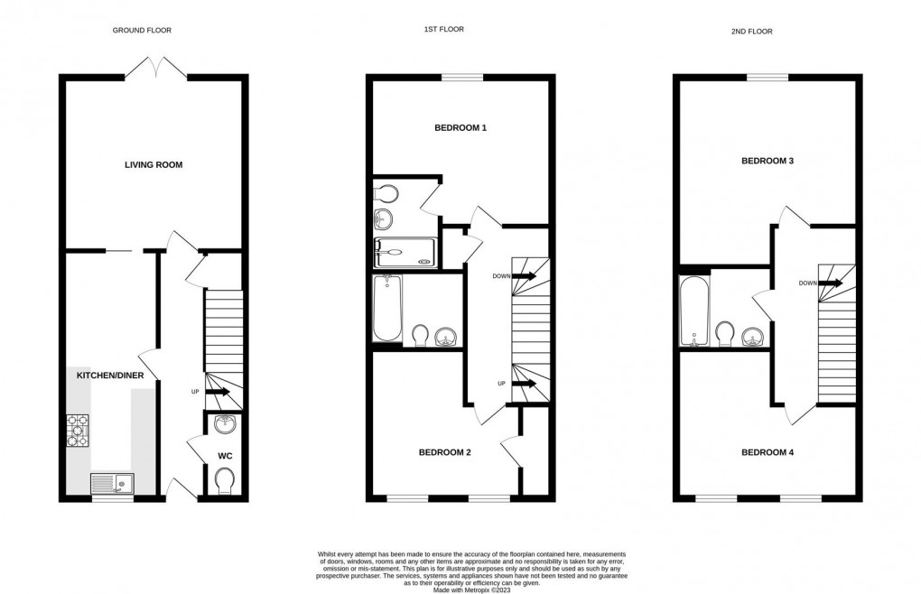 Floorplan for Tannery Lane, Embsay, Skipton